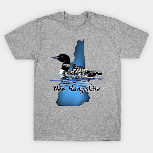 New Hampshire Loon T-Shirt by Zodiart